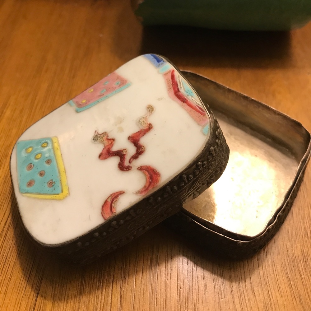 Small Ceramic Jewelry Box